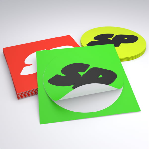 Infografic autocolante NEON